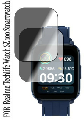 VPrime Edge To Edge Screen Guard for Vti Realme Techlife Watch SZ100(Pack of 2)