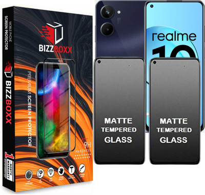 BizzBoxx Edge To Edge Screen Guard for realme 10 4G, realme 10(Pack of 2)