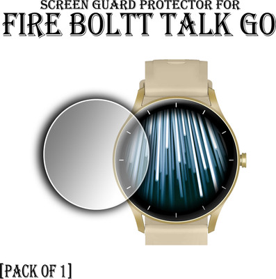 EJZATI Edge To Edge Screen Guard for FIRE BOLTT TALK GO SMARTWATCH(Pack of 1)