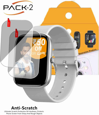 Olonga Edge To Edge Screen Guard for FIRE BOLTT DAZZLE SMART WATCH(Pack of 2)