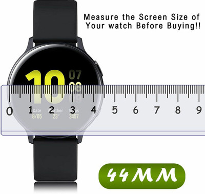 FCS Edge To Edge Screen Guard for 44 mm, Universal Round Watch Screen Protector(Pack of 3)