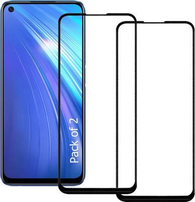 BuyFeb Edge To Edge Tempered Glass for Realme 7(Pack of 2)