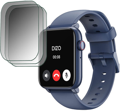 DOUMOF Edge To Edge Screen Guard for DIZO Watch D2 Power SMARTWATCH(Pack of 3)