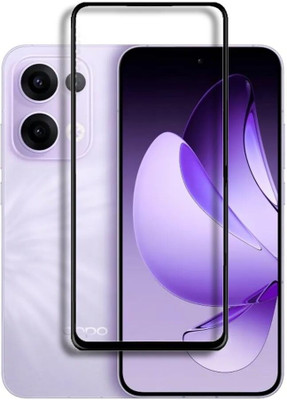 O2MG Edge To Edge Tempered Glass for OPPO Reno13 5G, OPPO Reno13(Pack of 1)