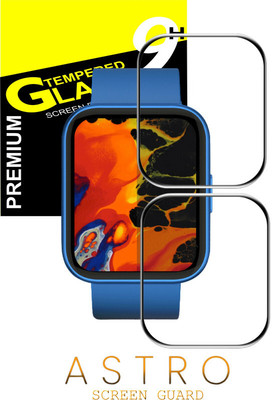 Dasiana Edge To Edge Screen Guard for FIRE BOLTT ASTRO SMARTWATCH(Pack of 2)