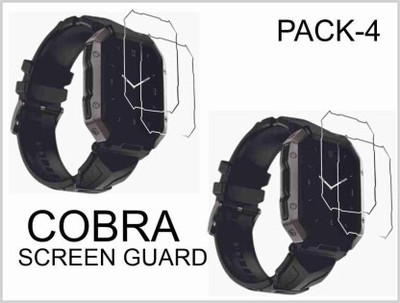 SUNMOON WATCHH Edge To Edge Screen Guard for FIRE BOLTT COBRA 0.99(Pack of 4)