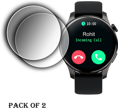ejzatex Edge To Edge Screen Guard for TITAN TALK SMARTWATCH(Pack of 2)