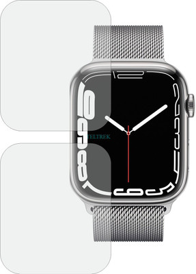 TELTREK Edge To Edge Screen Guard for APPLE WATCH SERIES 7 ALUMINUM 41 mm GPS(Pack of 2)