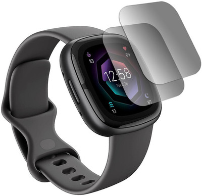DOUMOF Edge To Edge Screen Guard for Fitbit Sense 2 SMARTWATCH(Pack of 2)