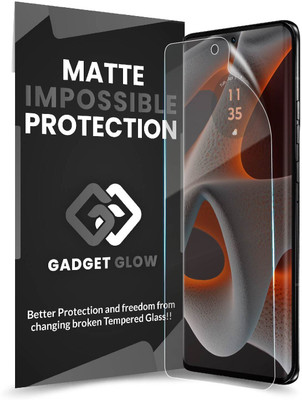 Gadget Glow Edge To Edge Screen Guard for Motorola Edge 50 Pro 5G, Moto Edge 50 Pro 5G, Edge 50 Pro 5G, Motorola Edge 50 Pro, Moto Edge 50 Pro, ( Not a Tempered Glass, it’s a Matte Nano Fiber Guard)(Pack of 1)