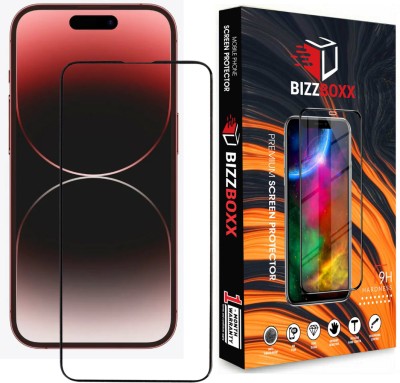BizzBoxx Edge To Edge Screen Guard for Apple iPhone 15 Pro, iPhone 15 Pro(Pack of 1)