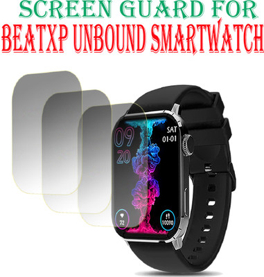 ejzatex Edge To Edge Screen Guard for BESTXP UNBOUND SMARTWATCH(Pack of 3)