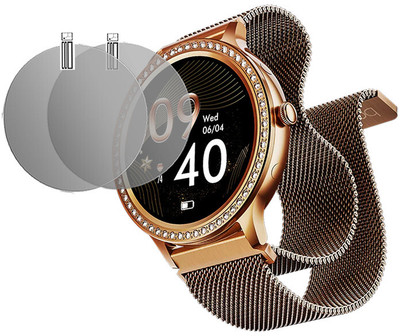 DOUMOF Edge To Edge Screen Guard for Boat Enigma R32 SMARTWATCH(Pack of 2)