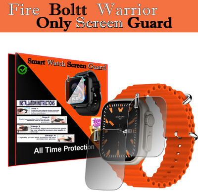 daffin Edge To Edge Screen Guard for Fire-Boltt Warrior(Pack of 2)