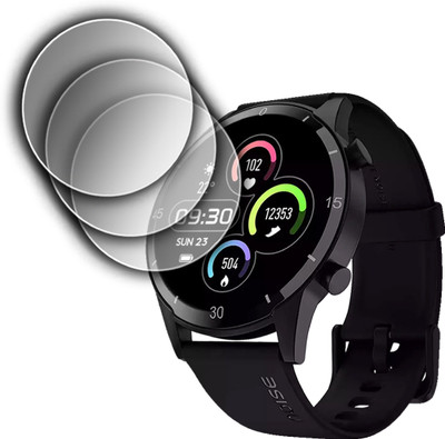 EJZATI Edge To Edge Screen Guard for NOISE NOISEFIT CREW SMARTWATCH(Pack of 3)