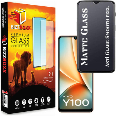 BizzBoxx Edge To Edge Screen Guard for vivo Y100 5G, Matte finish(Pack of 1)