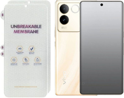 mobinix Edge To Edge Screen Guard for Vivo T2 Pro 5G, IQOO Z7 Pro 5G, (Not a Tempered Glass, it’s a Matte Finish Nano Fiber Unbreakable Membrane)(Pack of 2)