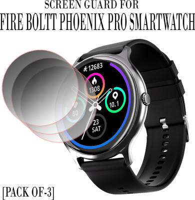 EJZATI Edge To Edge Screen Guard for FIRE BOLTT PHOENIX PRO SMARTWATCH(Pack of 3)
