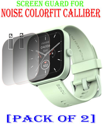 YCHROZE Edge To Edge Screen Guard for Noise ColorFit Caliber(Pack of 2)