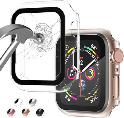 picau-pau Edge To Edge Screen Guard for APPLE WATCH SERIES SE 2,SE,6 / 5 / 4, SIZE - 40MM(Pack of 1)