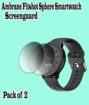 EZGER Edge To Edge Screen Guard for ambrane fitshot sphere(Pack of 2)
