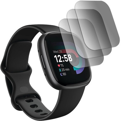 YCHROZE Edge To Edge Screen Guard for Fitbit Versa 4(Pack of 3)