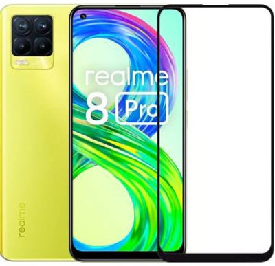 SmartPoint Edge To Edge Tempered Glass for Realme 8 4G(Pack of 1)