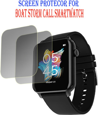 ejzatex Edge To Edge Screen Guard for BOAT STORM CALL SMARWATCH(Pack of 2)