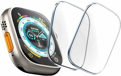 Olonga Edge To Edge Screen Guard for PEBBLE COSMOS ENGAGE SMART WATCH(Pack of 2)