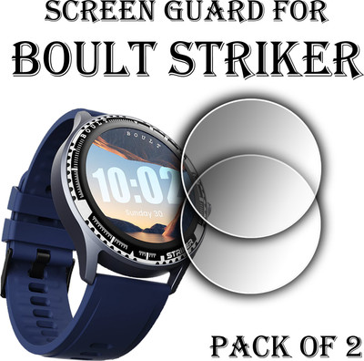 EJZATI Edge To Edge Screen Guard for BOULT STRIKER SMARTWATCH(Pack of 2)