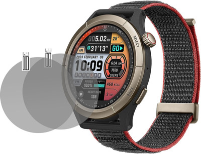 YCHROZE Edge To Edge Screen Guard for Amazfit Cheetah(Pack of 2)