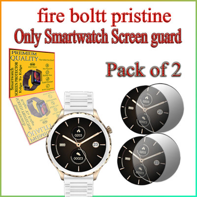 daffin Edge To Edge Screen Guard for Fire-Boltt Pristine(Pack of 2)