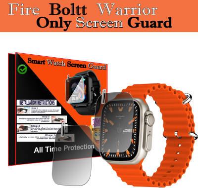 daffin Edge To Edge Screen Guard for Fire-Boltt Warrior(Pack of 2)