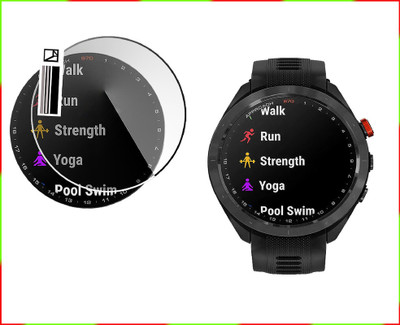 HIDEOUS Edge To Edge Screen Guard for GARMIN APPROACH S70(Pack of 1)