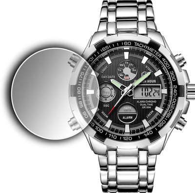 ejzatex Edge To Edge Screen Guard for TAMLEE LUXURY ANALOG WATCH(Pack of 1)