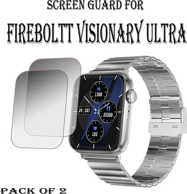 EJZATI Edge To Edge Screen Guard for FIRE BOLTT VISIONARY ULTRA SMARTWATCH(Pack of 2)