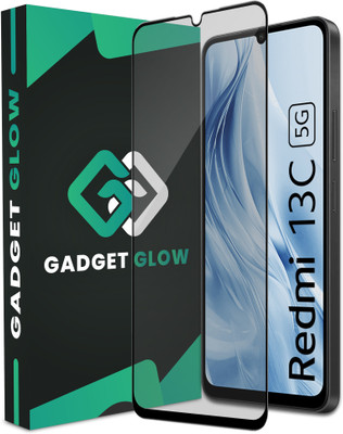 Gadget Glow Edge To Edge Tempered Glass for Redmi 13C 5G, Redmi 13C, Redmi 13C 4G, Matte OG Tempered Glass(Pack of 1)