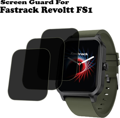 EJZATI Edge To Edge Screen Guard for FASTRACK REVOLTT FS1 SMARTWATCH(Pack of 3)