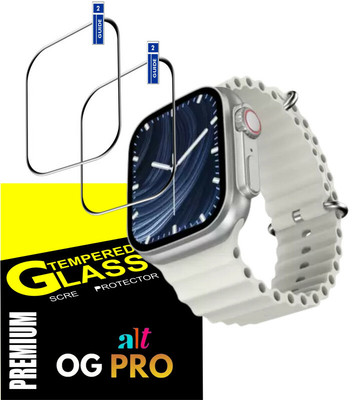 Olonga Edge To Edge Screen Guard for ALT OG PRO NEW BLUETOOTH CALLING BT. SMART WATCH(Pack of 2)