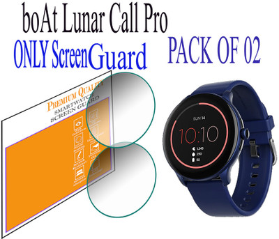 HIDEOUS Edge To Edge Screen Guard for boAt Lunar Call Pro(Pack of 2)