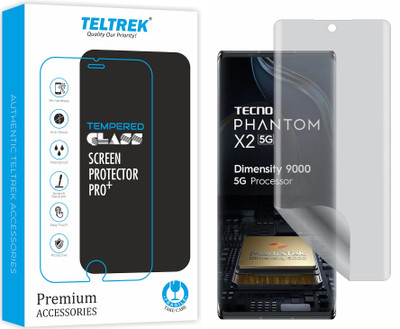 TELTREK Edge To Edge Screen Guard for Tecno Phantom X2 (Nano Liquid Anti Glare Matte)(Pack of 1)
