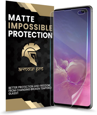 ArmourPro Edge To Edge Screen Guard for Samsung Galaxy S10 Plus, Samsung S10 Plus, 4 Layer Unbreakable Membrane with Easy Installation(Pack of 1)