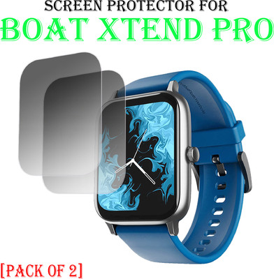 EJZATI Edge To Edge Screen Guard for BOAT XTEND PRO SMARTWATCH(Pack of 2)