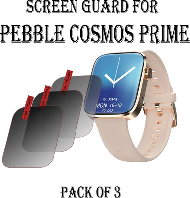 EJZATI Edge To Edge Screen Guard for PEBBLE COSMOS PRIME SMARTWATCH(Pack of 3)