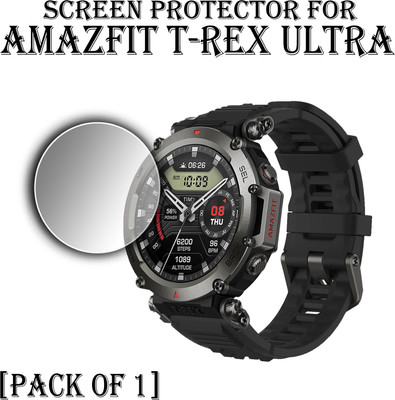 EJZATI Edge To Edge Screen Guard for AMAZFIT T-REX ULTRA SMARTWATCH(Pack of 1)