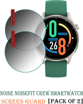 EJZATI Edge To Edge Screen Guard for NOISE NOISEFIT CREW SMARTWATCH(Pack of 2)