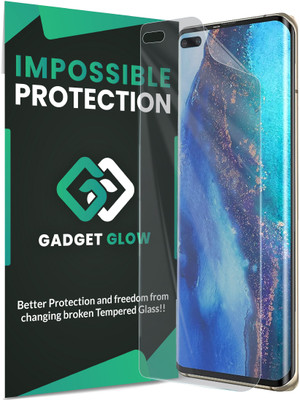 Gadget Glow Edge To Edge Screen Guard for Tecno Phantom X, Phantom X, ( Not a Tempered Glass, it’s a Nano Fiber Guard)(Pack of 1)