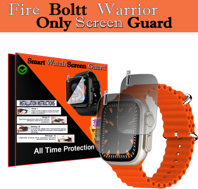 daffin Edge To Edge Screen Guard for Fire-Boltt Warrior(Pack of 2)