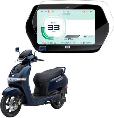 Zealsy Screen Guard for Iqube S Speedometer Touch Display Protector Bike Crash Guard(TVS)