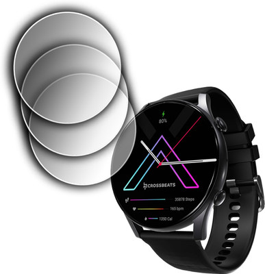 EJZATI Edge To Edge Screen Guard for CrossBeats Apex Regal SMARTWATCH, SCREEN GUARD(Pack of 3)